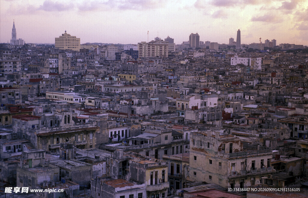 哈瓦那城市全景景观