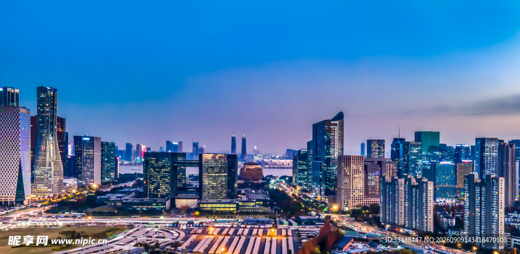 繁华都市夜景