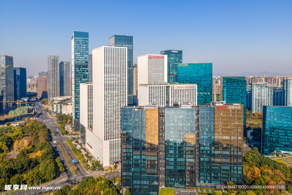 现代都市高楼景观