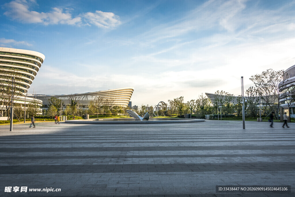 现代城市广场建筑景观