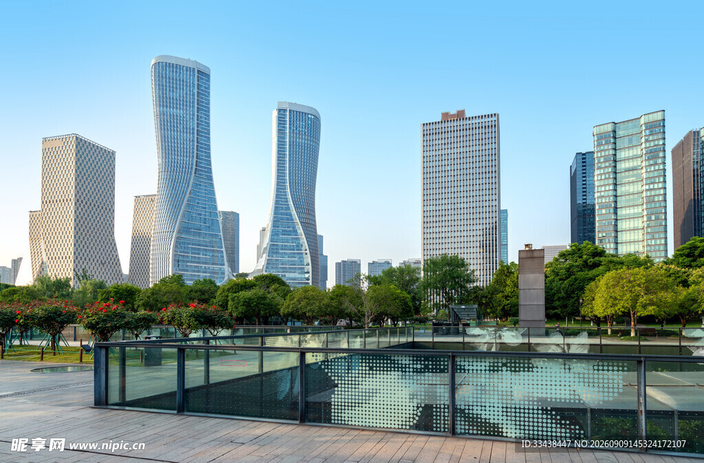 现代都市高楼景观