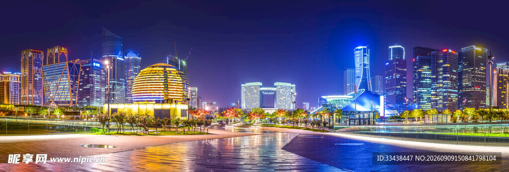 城市璀璨夜景