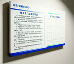 保卫员工行为规范展示板
