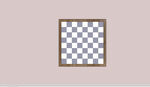 木质边框国际象棋棋盘