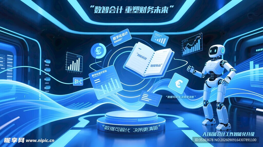 未来科技感的智能场景展示