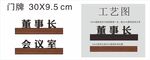 董事长 会议室门牌