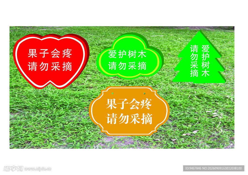 校园环保标语牌