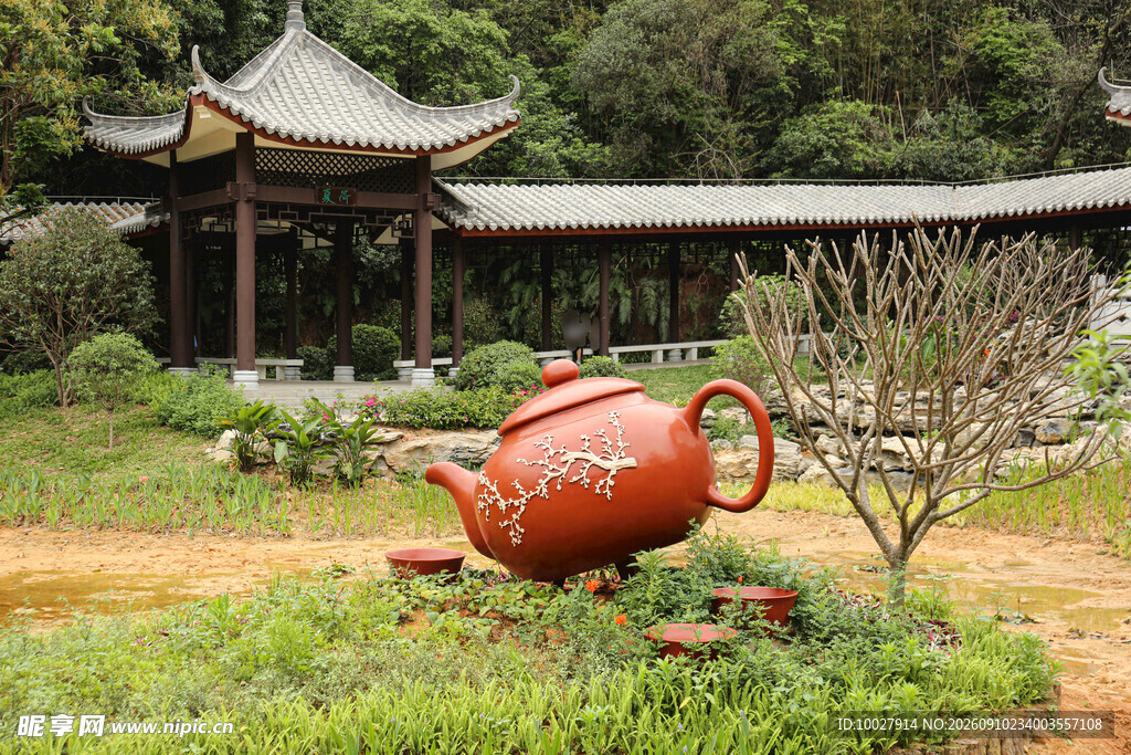 茶壶雕塑