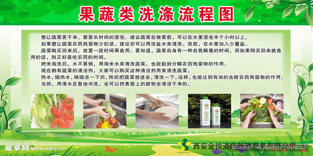 家用清洁用品促销海报