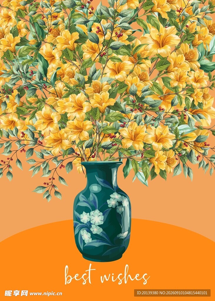 花艺装饰海报