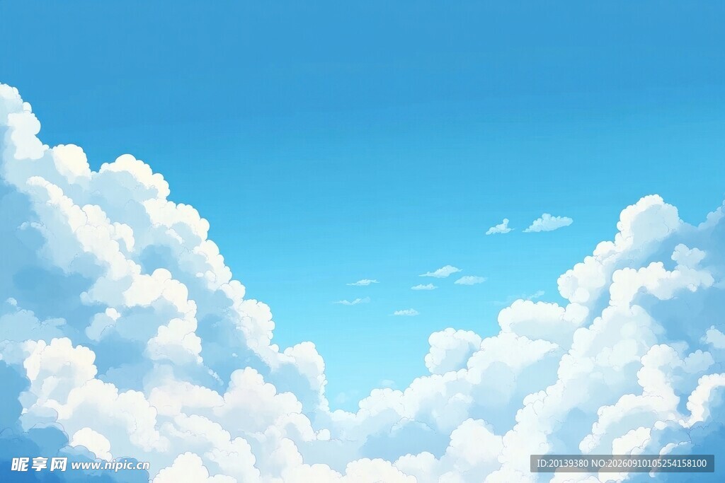 动漫天空背景