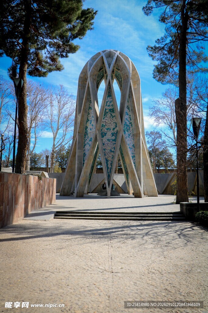 独特拱形建筑景观