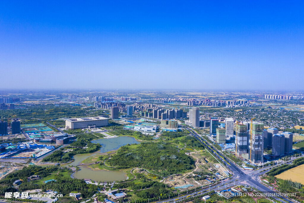 城市景观俯瞰图