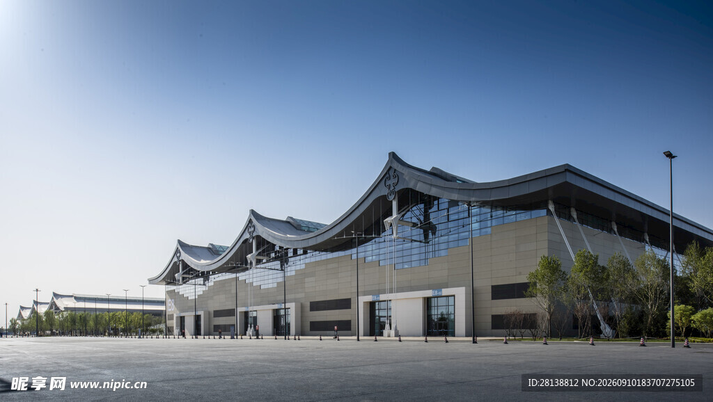 中式风格现代化建筑外观