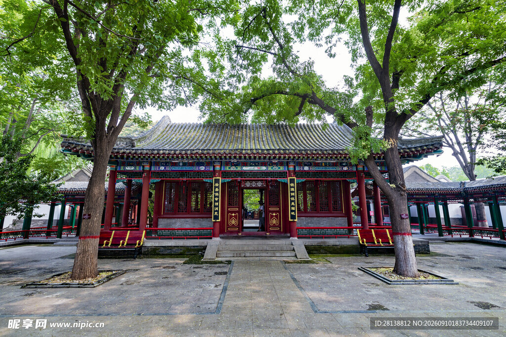中式古建凉亭景观