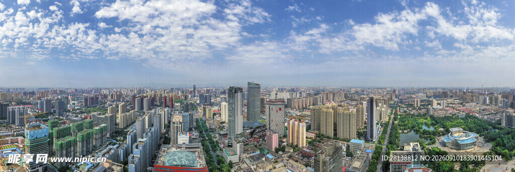 城市全景俯瞰图