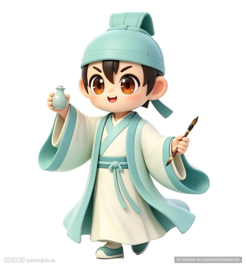 卡通李白