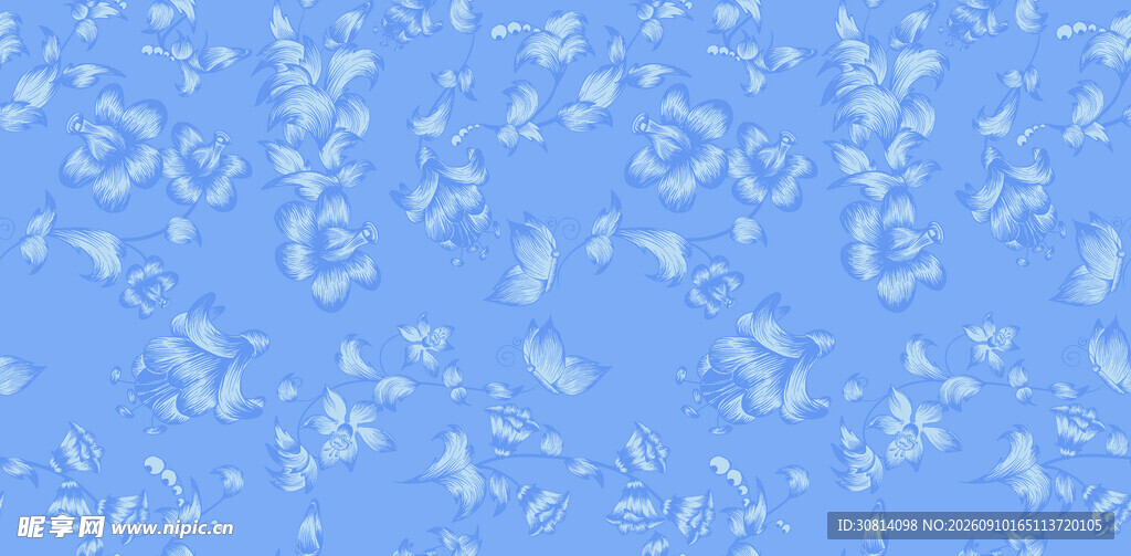 浅蓝色抽象纹理背景图
