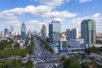 繁华都市天际线景观