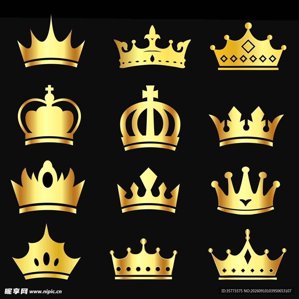 金色皇冠素材