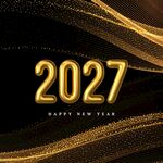 黑金新年海报