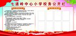 中心小学政务公开栏