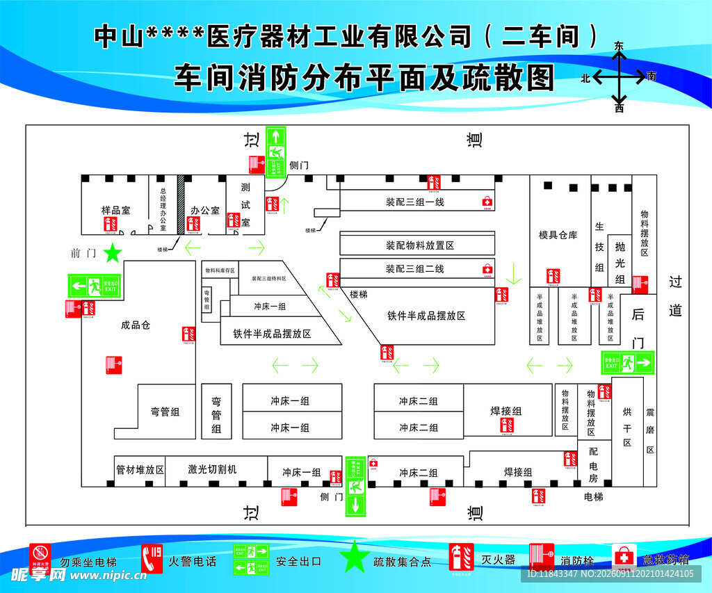 电气主接线系统图示例
