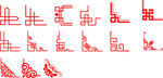 中式红色边框