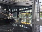 现代玻璃建筑SOHO内部景观