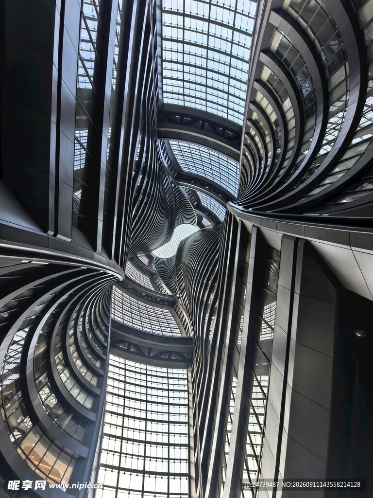 丽泽SOHO内部建筑