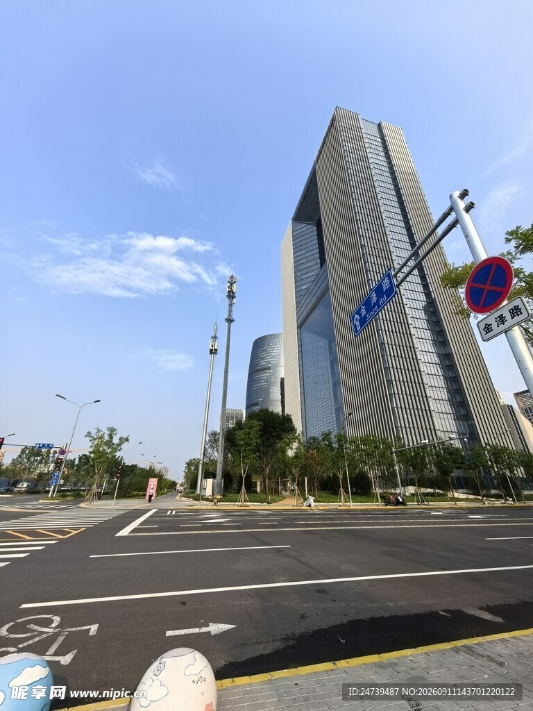 城市高楼街道风景