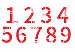 红色醒目数字展示