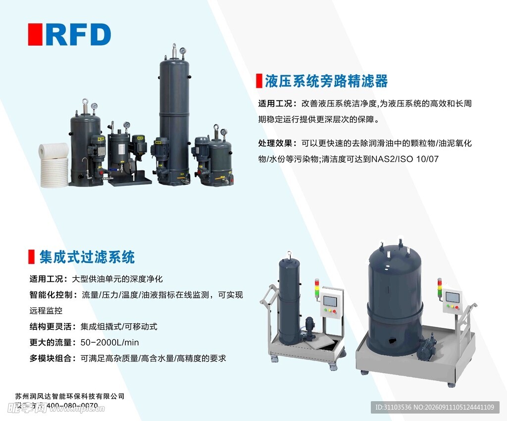 RFD品牌污水处理设备展示