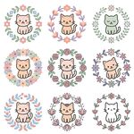 猫咪花环套装