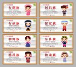 56个民族展板 