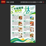 平衡膳食海报