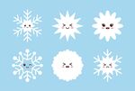 卡通雪花合集
