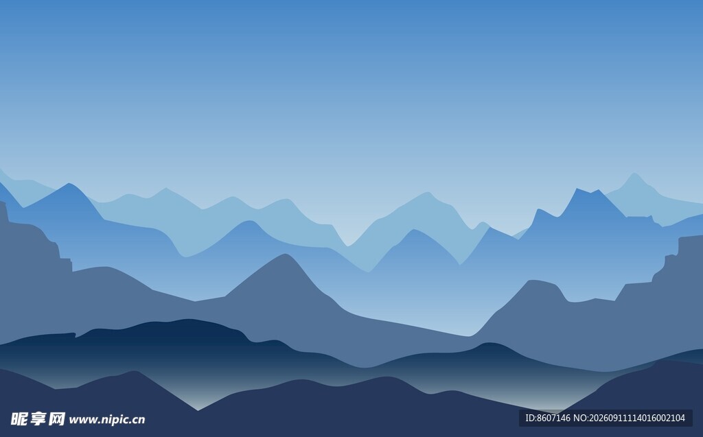 远山风景背景