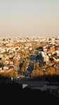 城市黄昏全景俯瞰图