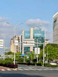 城市现代建筑街道景观
