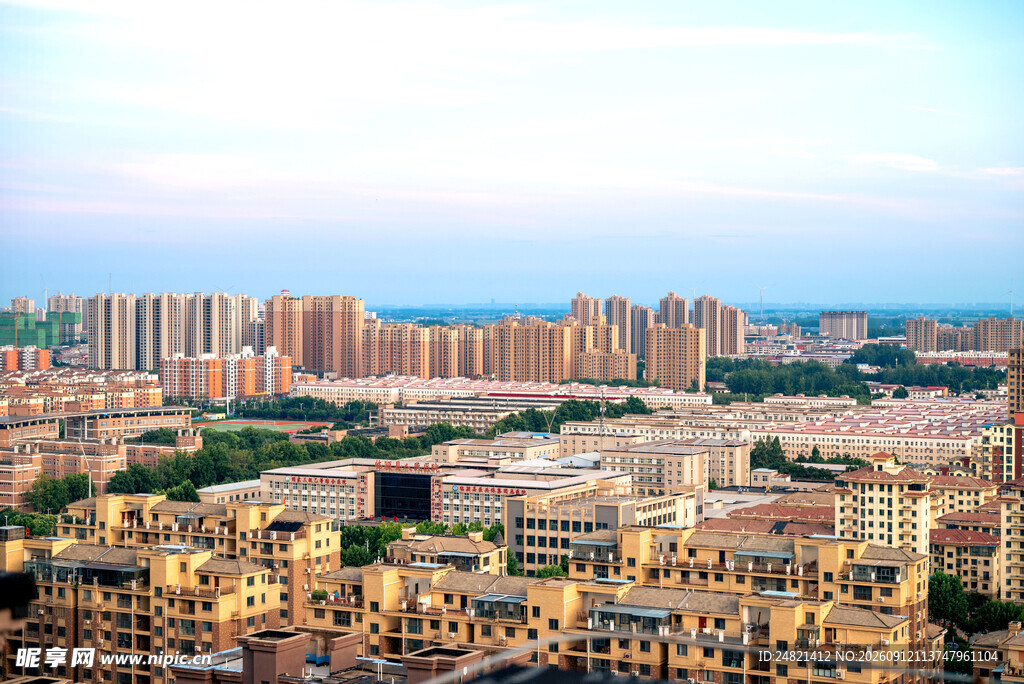 城市建筑群景观俯瞰