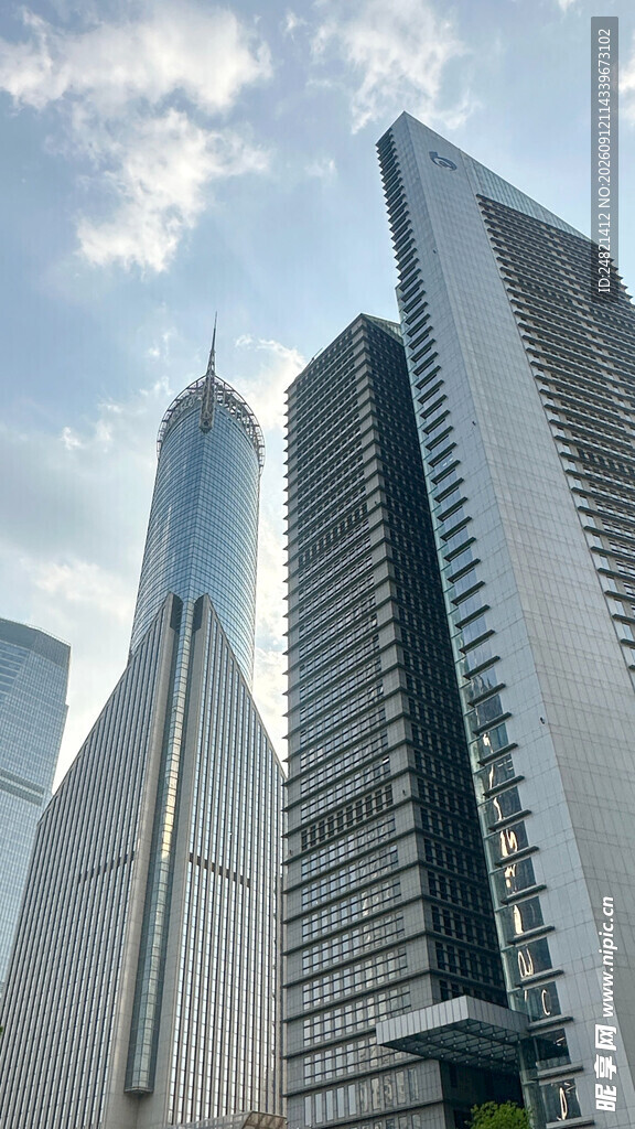 现代都市摩天大楼景观