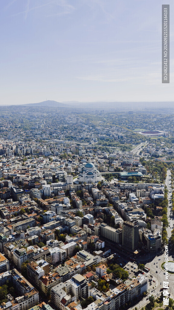 俯瞰城市全景