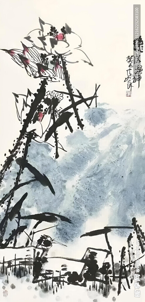 荷花图