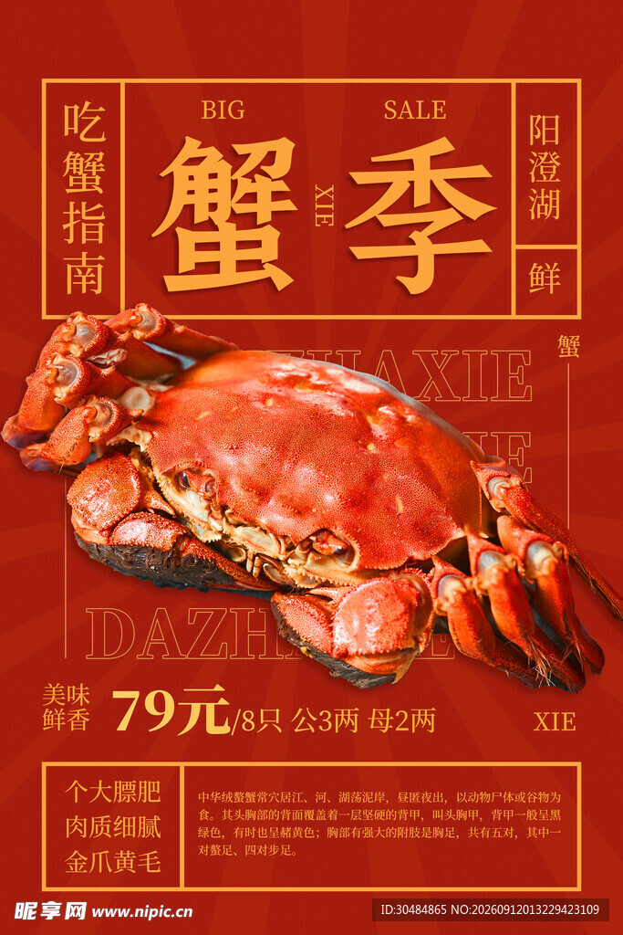 大闸蟹促销