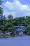湖畔古建风景