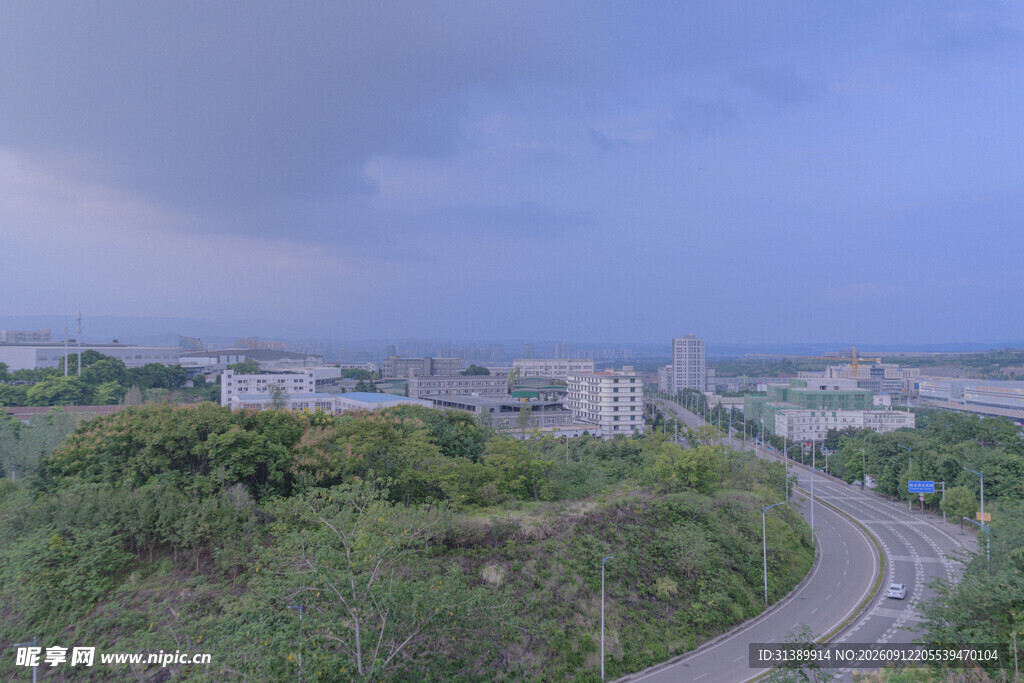 城郊公路风景