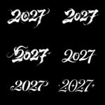 2027创意字体设计展示
