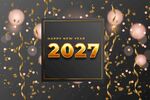 2027 新年背景