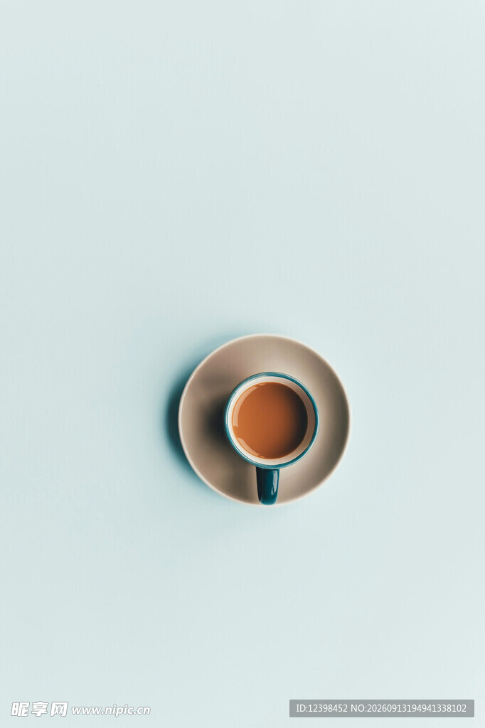 简约风咖啡杯特写
